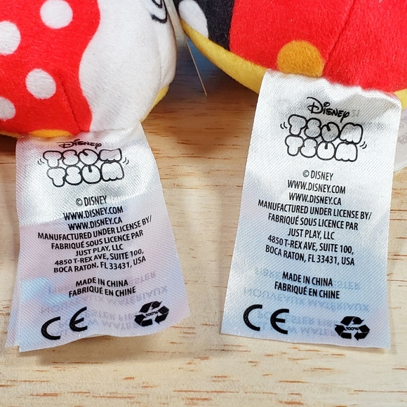 TSUM TSUM Mickey and Minnie Mouse 2.5" Collectible Disney Mini Toy Plush Set NWT - Picture 8 of 8